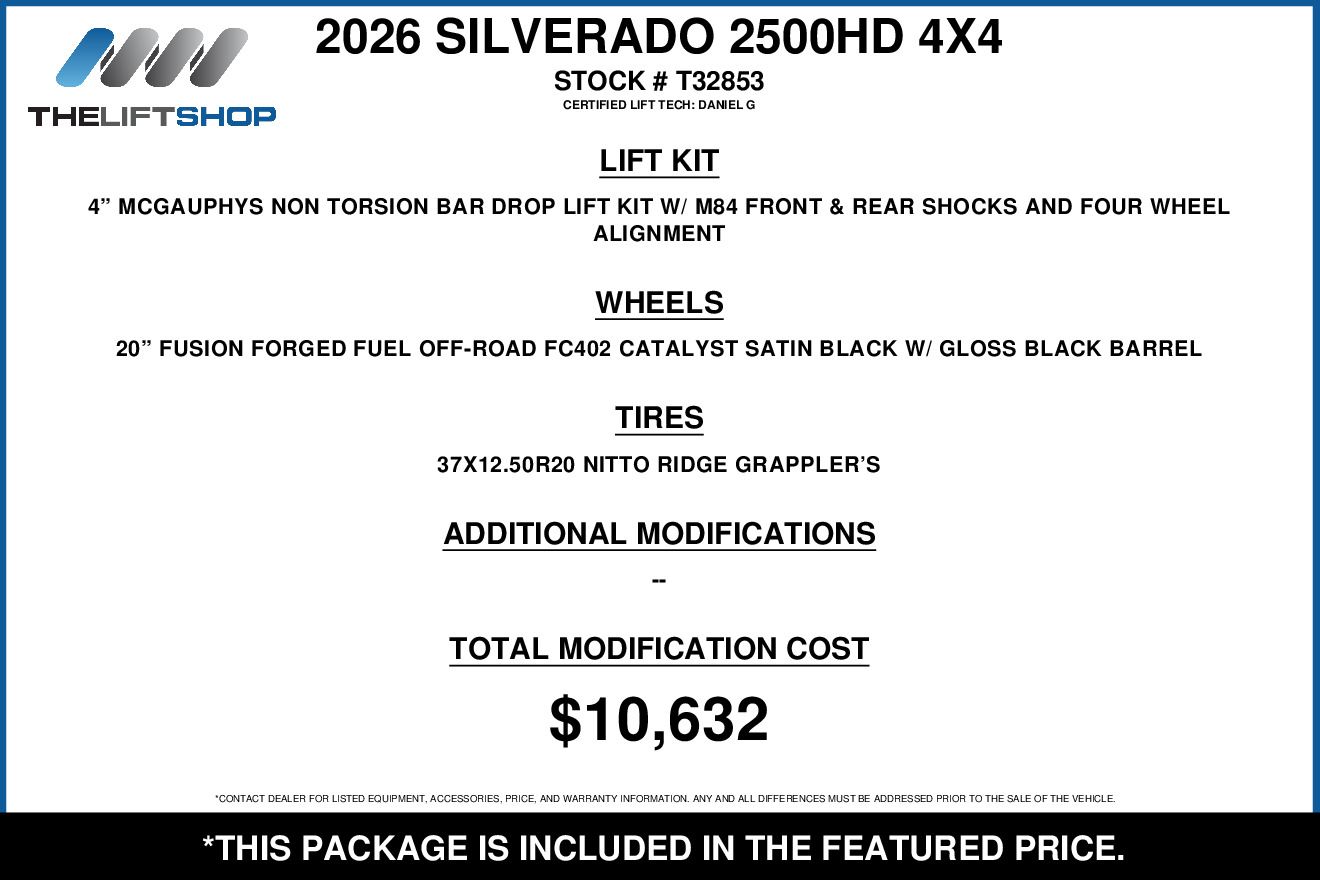 chevrolet silverado 2500hd 2026 2GC4KNEY5T1131196 image chevrolet silverado 2500hd 2026 2GC4KNEY5T1131196 image